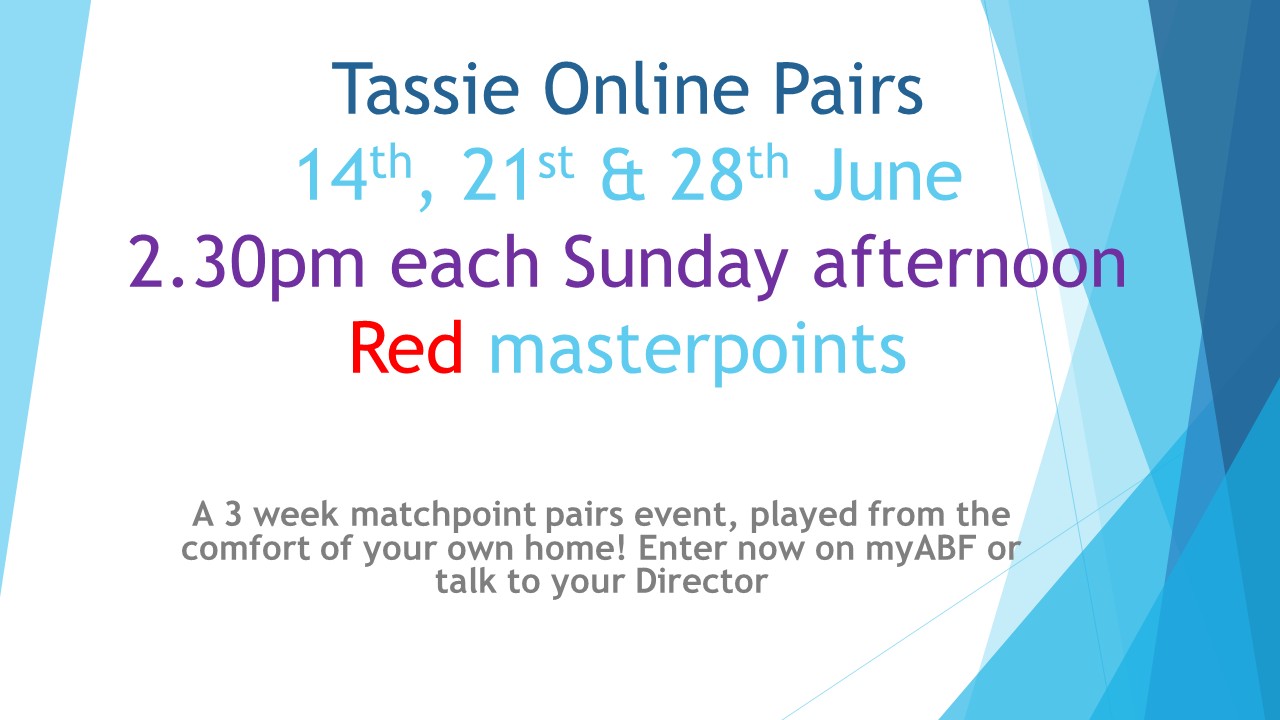 Tassie online pairs slide